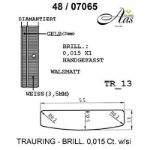 Skisse av hvitt gull 14 kt, 5.5 mm. Smart line - 48070650