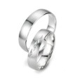 Gifteringer i hvitt gull 14 kt, 5 mm. Smart line - 4807031