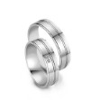 Gifteringer i hvitt gull 14 kt, 5.5 mm. Smart line - 480706300