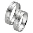Gifteringer i hvitt gull 14 kt, 5.5 mm. Smart line - 4807081