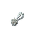 Diamantsmykke Sitara i gull med 0,05 ct W-Si-322105