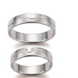 Gifteringer i hvitt gull 14 kt, 5 mm. GERSTNER - 28266