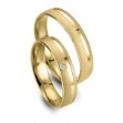 Gifteringer i gull 14 kt, 4.5 mm. Smart line - 4807003