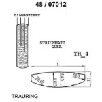 Skisse av gull 14 kt, 5 mm. Smart line - 4807012