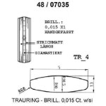 Skisse av gult gull 14 kt, 5 mm. Smart line - 48070350