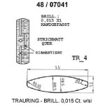 Skisse av gult gull 14 kt, 5.5 mm. Smart line - 48070410