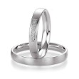 Gifteringer i hvitt gull 9 kt, 3.5 mm. BASIC LIGHT - 14805629