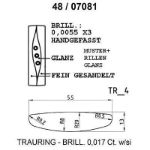 Skisse av gult gull 14 kt, 5.5 mm. Smart line - 48070810