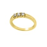 Iselin alliansering i 585 gult gull med diamanter - 85030700