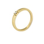 Iselin alliansering i 585 gult gull med diamant - 85010030