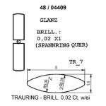 Gifteringer i hvitt gull 14kt fra Breuning. PROFIL LIGHT