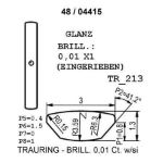 Gifteringer i hvitt gull 14kt fra Breuning. PROFIL LIGHT