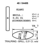 Gifteringer i hvitt gull 9kt fra Breuning. PROFIL LIGHT