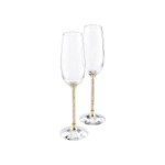 Swarovski. Crystalline Toasting Flutes, Gold Tone (Set of 2) - 5102143