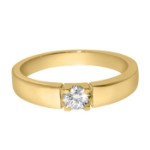 Iselin alliansering i 14 karat gult gull - 85010150