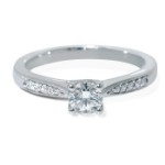 Diamantring forlovelsesring Azur 0,50 ct E-Si2 - ABR01139