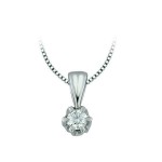 Diamantsmykke Sitara i gull med 0,22 ct W-Si-322122