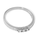 Iselin alliansering i hvitt gull med diamanter - 8503030