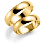 Gifteringer i gull 14 kt 5 mm fra Espeland - SE108GU50