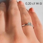 illustrasjon med hand av forlovelsesring – 222118