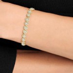 Swarovski armband Angelic, gult - 5505469