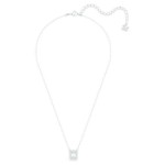 Swarovski smykke Millenia necklace Square Swarovski Zirconia, white, rhodium - 5599177