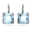 Swarovski øredobber Millenia drop Square cut, rhodium plated - 5619472