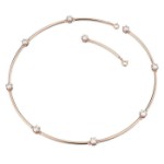 Swarovski smykke Constella necklace White, Rose-gold tone plated - 5609710