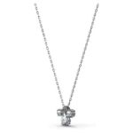 Swarovski smykke Attract Cluster Pendant, White, Rhodium Plated - 5571077