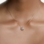 Swarovski Sparkling Dance Round Necklace, White, Rose-gold tone plated - 5272364