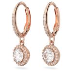 Swarovski øredobber Constella drop, rose - 5638769