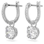 Swarovski øredobber Constella drop, hvit - 5636717