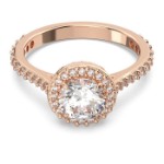 Swarovski ring Constella cocktail, rose - 5639404