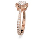 Swarovski ring Constella cocktail, rose - 5639404