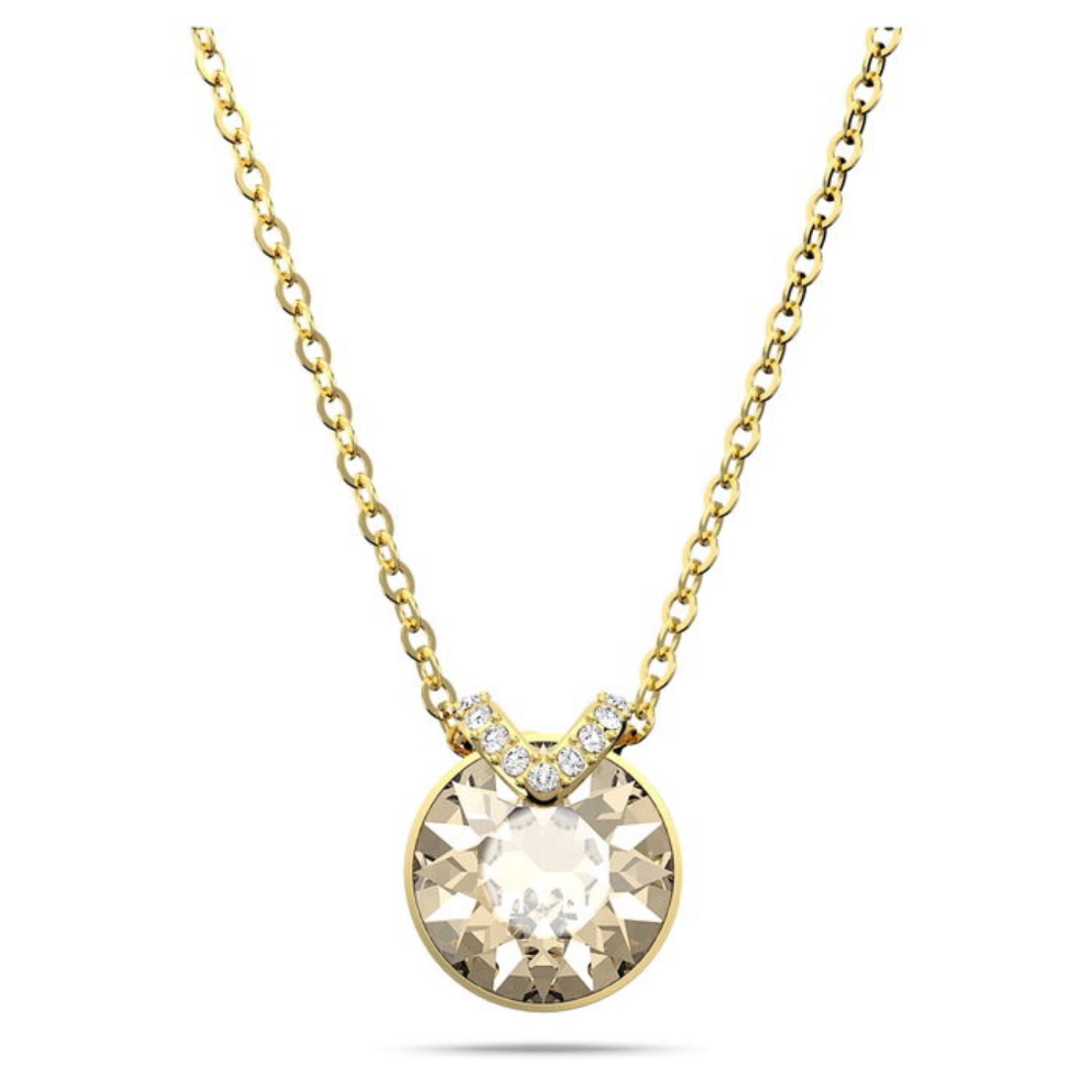 Swarovski smykke Bella V Round cut, gult - 5662091