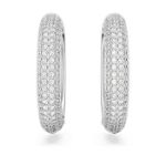 Swarovski øredobber Dextera hoop Medium, hvit - 5651392