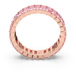  Matrix ring Baguette cut, Pink, Rose gold-tone plated - 5647589