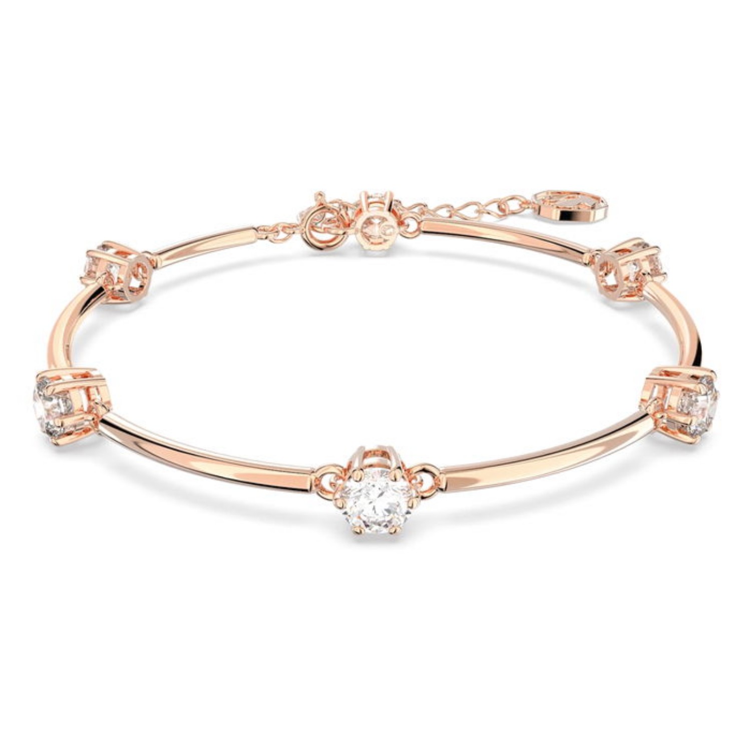 Swarovski armband Constella Round cut, rose - 5654495