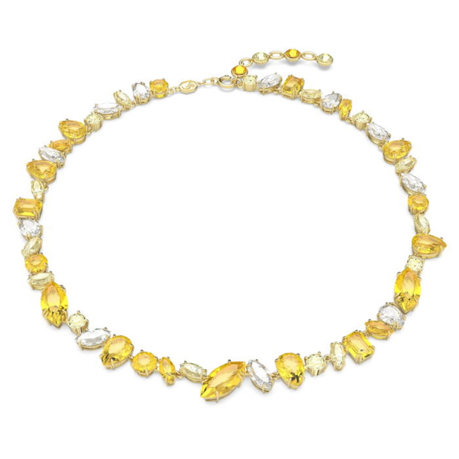 Swarovski smykke Gema Mixed cuts, Yellow, gult - 5652800