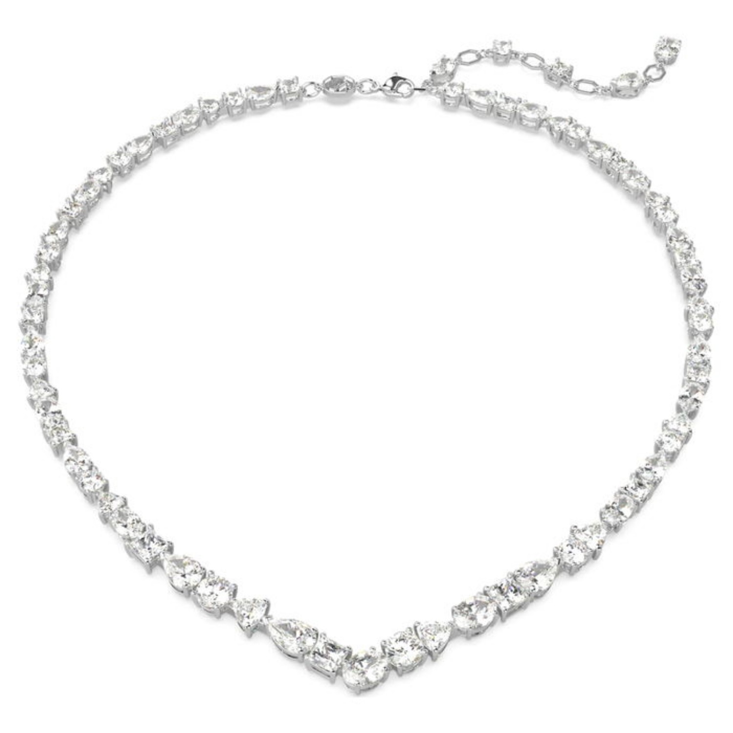 Swarovski collier Mesmera Mixed cuts, hvitt - 5665242