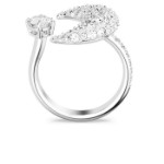 Swarovski ring Luna open Moon, hvitt - 5666176