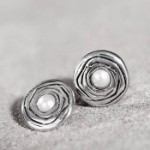 Øredobber i tinn Rede. HILLESTAD - AB402T