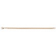 Kjede i gult gull 18 kt, 4,1 mm /50 cm - 01-G120-50