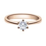 Diamantring forlovelsesring 0,50 ct i 14kt gull. Diona - 18001050