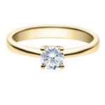 Diamantring forlovelsesring 0,50 ct i 14kt gull. Lilya - 18008050