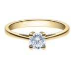 Diamantring forlovelsesring 0,50 ct i 14kt gull. Soria - 18010050