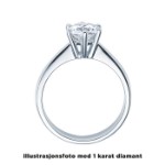 Enstens diamantring Diona 14 kt gull med 0,20 ct TW-Si.Magic Moments -18001020