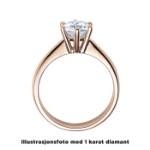 Enstens diamantring Diona 14 kt gull med 0,20 ct TW-Si.Magic Moments -18001020