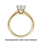 Enstens diamantring Violetta 14 kt gull med 0,70 ct TW-Si.Magic Moments -18003070