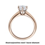 Enstens diamantring Violetta 14 kt gull med 0,70 ct TW-Si.Magic Moments -18003070